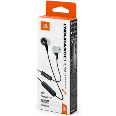 JBL Endurance Run 3 Wireless Black (JBLENDURRUN3BTBLKG)
