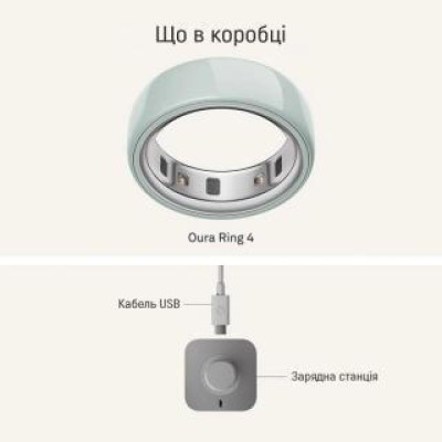 Oura Ring 4 Ceramic Tide Size 12 (JZ90-57461-12)