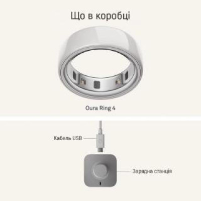 Oura Ring 4 Ceramic Cloud Size 11 (JZ90-57460-11)