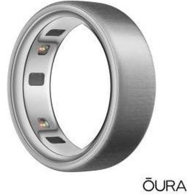 Oura Ring 4 Brushed Silver Size 12 (JZ90-54220-12)