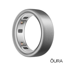 Oura Ring 4 Brushed Silver Size 15 (JZ90-54220-15)