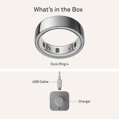 Oura Ring 4 Ceramic Cloud Size 9 (JZ90-57460-09)