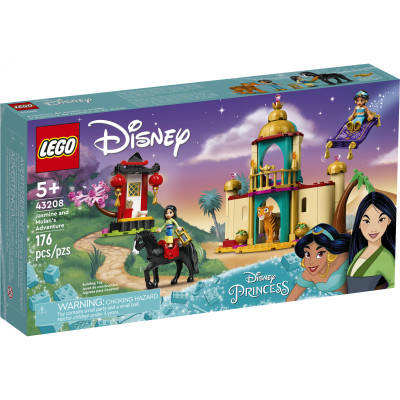 LEGO Disney Princess Пригоди Жасмін та Мулан (43208)