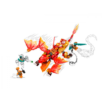LEGO Ninjago Огненный дракон ЭВО Кая (71762)