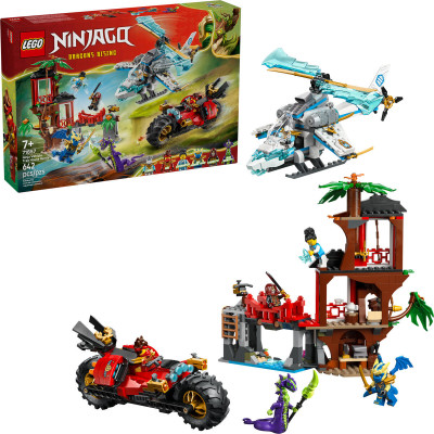 LEGO NINJAGO Автомобільна битва ніндзя біля будинку на дереві (71857)