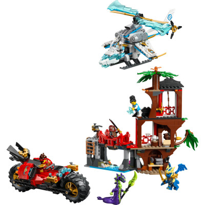 LEGO NINJAGO Автомобільна битва ніндзя біля будинку на дереві (71857)