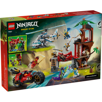 LEGO NINJAGO Автомобільна битва ніндзя біля будинку на дереві (71857)