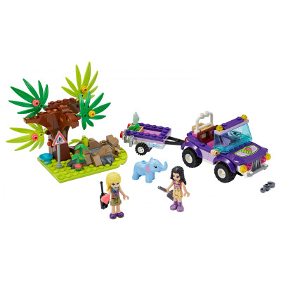 LEGO Friends Джунгли: спасение слонёнка 203 детали (41421)