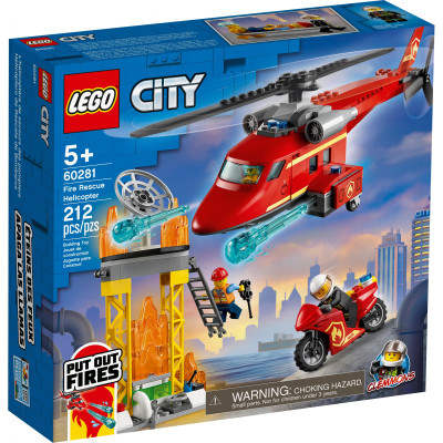 LEGO City Спасательный пожарный вертолёт (60281)