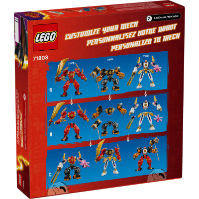 LEGO NINJAGO Робот вогняної стихії Кая (71808)
