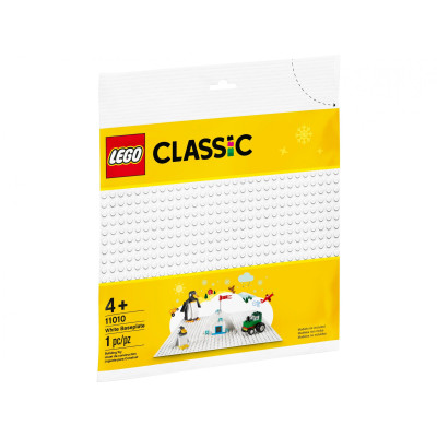 LEGO Classic Белая базовая пластина (11010)