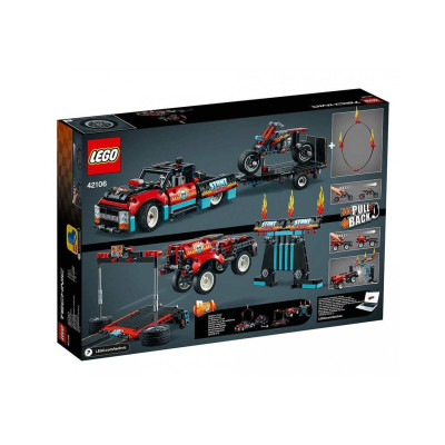 LEGO Technic Шоу трюків на вантажівках та мотоциклах 2 в 1 (42106)