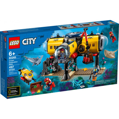 LEGO City Океан: исследовательская база 497 деталей (60265)