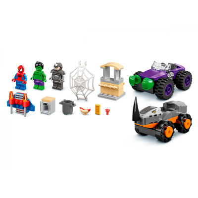 LEGO Super Heroes Схватка Халка и Носорога на грузовиках (10782)