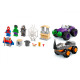 LEGO Super Heroes Схватка Халка и Носорога на грузовиках (10782)