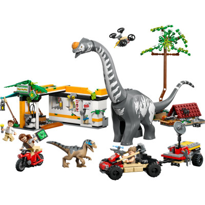 LEGO Jurassic World Миссия по отслеживанию раптора и титанозавра (76973)