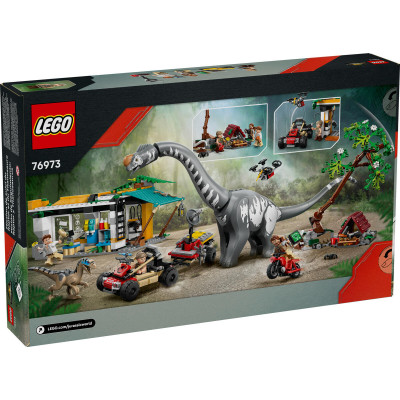 LEGO Jurassic World Миссия по отслеживанию раптора и титанозавра (76973)