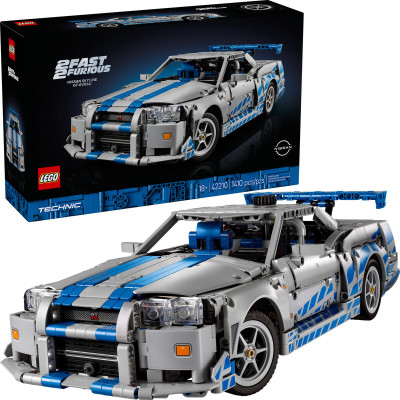 LEGO Technic Подвійний форсаж Nissan Skyline GT-R (R34) (42210)