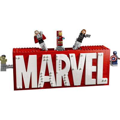 LEGO Marvel Логотип и минифигурки MARVEL (76313)