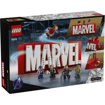 LEGO Marvel Логотип и минифигурки MARVEL (76313)