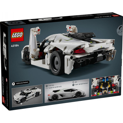 LEGO Technic Koenigsegg Jesko Absolut White Гіперкар (42184)