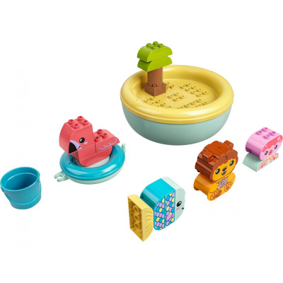 LEGO DUPLO Приключения в ванной: плавучий остров для зверей (10966)