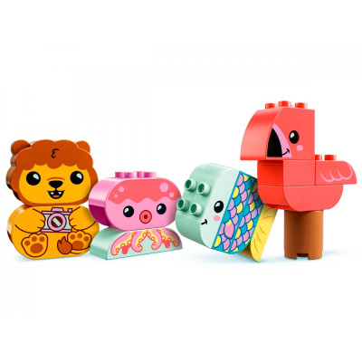LEGO DUPLO Приключения в ванной: плавучий остров для зверей (10966)
