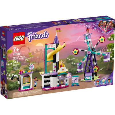 LEGO Friends Волшебное колесо обозрения и горка (41689)