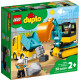LEGO Duplo Town Вантажівка та гусеничний екскаватор 20 деталей (10931)