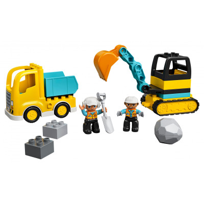 LEGO Duplo Town Вантажівка та гусеничний екскаватор 20 деталей (10931)