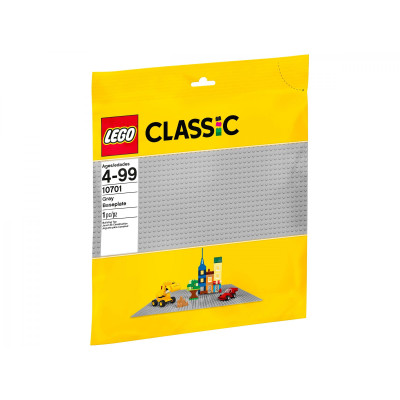 LEGO Строительная пластина серого цвета (10701)