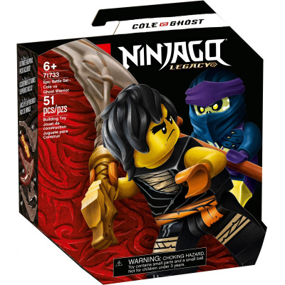 LEGO NINJAGO Грандіозна битва: Коул проти воїна-примари (71733)