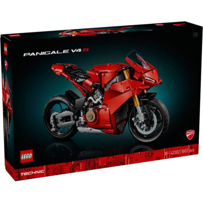 LEGO Technic Мотоцикл Ducati Panigale V4 S 1603 детали (42202)