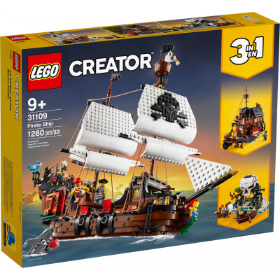 LEGO Creator Пиратский корабль 1262 детали (31109)