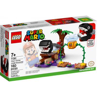 LEGO Super Mario Дополнительный набор Кусалкин на цепи — встреча в джунглях (71381)