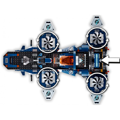 LEGO Super Heroes Гелікаррієр 1249 деталей (76153)