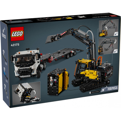 LEGO Technic Вантажівка Volvo FMX та електричний екскаватор EC230 (42175)