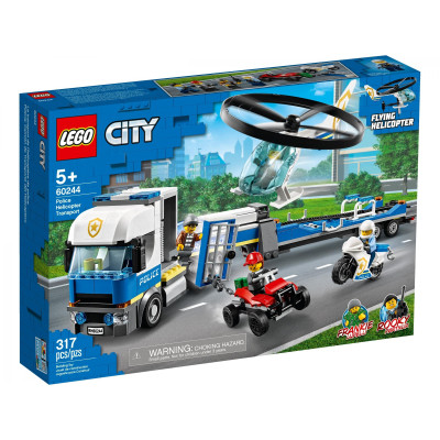 LEGO City Перевозка полицейского вертолета (60244)