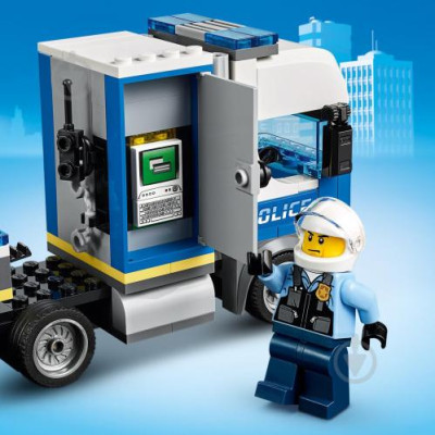 LEGO City Перевозка полицейского вертолета (60244)