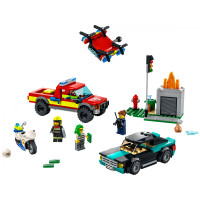 LEGO City Пожежна бригада та поліцейська погоня (60319)