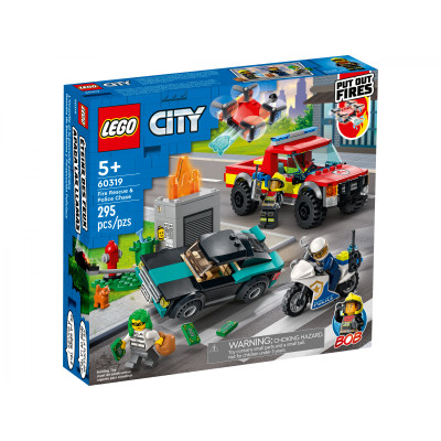 LEGO City Пожарная бригада и полицейская погоня (60319)