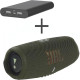 JBL Charge 5 Green (JBLCHARGE5GRN) + Griffin 20000 mAh (GP-149-BLK)