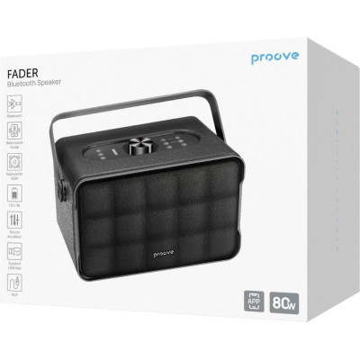 Proove Fader 80W (APP) Black (PSFD8018AP01)