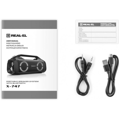 REAL-EL X-747 Black (EL121600013)