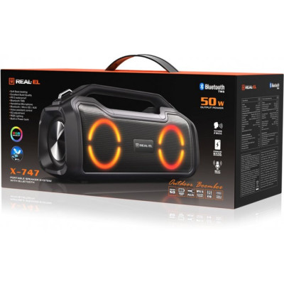 REAL-EL X-747 Black (EL121600013)