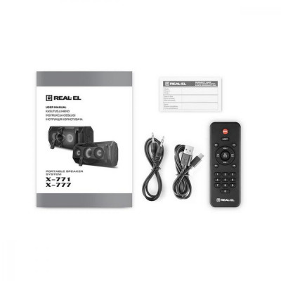 REAL-EL X-777 Black (EL121600019)