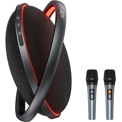Acefast K5 Max portable wireless speaker Black (6974316285670)