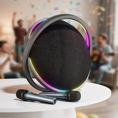 Acefast K5 Max portable wireless speaker Black (6974316285670)