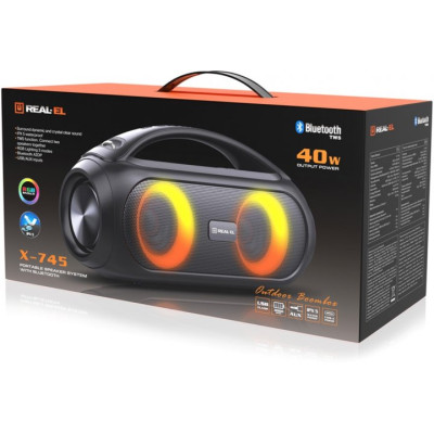 REAL-EL X-745 Black (EL121600012)