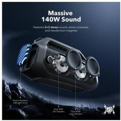 Anker SoundCore Boom 2 Plus Black (A3134011)